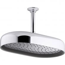 Kohler 26294-CP - Statement® Oblong 14'' single-function rainhead, 2.5 gpm