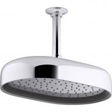 Kohler 26293-CP - Statement® Oblong 12'' single-function rainhead, 2.5 gpm
