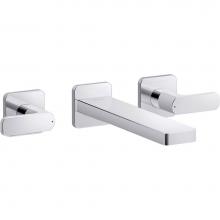 Kohler T23491-4-CP - Parallel® Wall-mount bath faucet trim