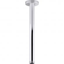 Kohler 26321-CP - Statement® 12'' ceiling-mount single-function rainhead arm and flange