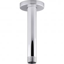 Kohler 26320-CP - Statement® 6'' ceiling-mount single-function rainhead arm and flange