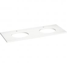 Kohler 28259-MMW - Silestone® quartz 61'' vanity top with double oval cutouts