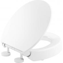 Kohler 25876-0 - Hyten® Elevated Quiet-Close™ round-front toilet seat