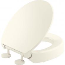 Kohler 25876-96 - Hyten® Elevated Quiet-Close™ round-front toilet seat
