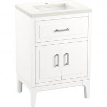 Kohler 33551-ASB-0 - Seer® 24'' bathroom vanity cabinet with sink and quartz top