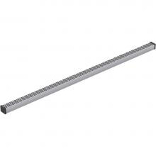 Kohler 80654-SH - 2-1/2'' x 48'' linear drain grate with lattice pattern