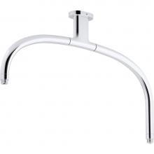 Kohler 26305-CP - Statement® Ceiling-mount single-function dual rainhead arm