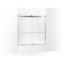 Kohler 702420-L-SHP - Levity® Plus Frameless sliding bath door, 61-9/16'' H x 56-5/8 - 59-5/8''