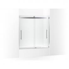 Kohler 702419-L-SHP - Levity® Plus Frameless sliding bath door, 61-9/16'' H x 56-5/8 - 59-5/8''