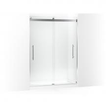 Kohler 702429-L-SHP - Levity® Plus Frameless sliding shower door, 81-5/8'' H x 56-5/8 - 59-5/8'&apos