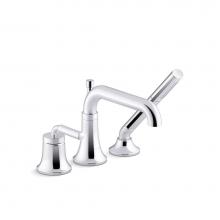 Kohler 26441-4-CP - Tone™ Deck-mount bath faucet with handshower