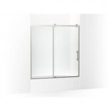 Kohler 702253-10L-BNK - Rely® 62-1/2'' H sliding bath door with 3/8''-thick glass