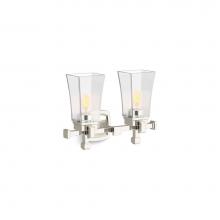 Kohler 31756-SC02-SNL - Riff® Two-light sconce