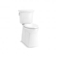 Kohler 33814-0 - Corbelle® Tall ContinuousClean two-piece elongated toilet with skirted trapway, 1.28 gpf