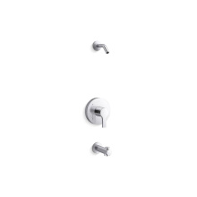 Kohler TLS35322-4-CP - Elate® Rite-Temp® Bath And Shower Trim Kit Without Showerhead