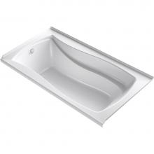 Kohler 1224-GHLF-0 - Mariposa® 66'' x 36'' alcove Heated BubbleMassage™ air bath, left drain