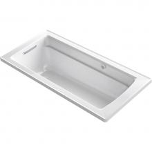 Kohler 1949-GH-0 - Archer® 66'' x 32'' drop-in Heated BubbleMassage™ air bath