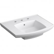 Kohler 24051-8-0 - Kelston® 23-3/4'' rectangular pedestal bathroom sink
