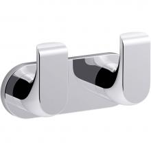Kohler 97500-CP - Avid® Double robe hook