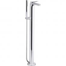 Kohler T97367-4-CP - Avid® Floor-mount bath filler trim