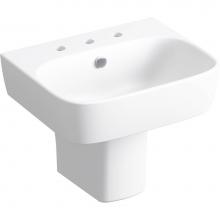 Kohler 77768-8-0 - ModernLife® 21-3/4'' rectangular wall-mount bathroom sink