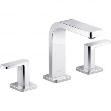 Kohler 23484-4-CP - Parallel® Widespread bathroom sink faucet, 1.2 gpm