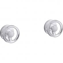 Kohler T77981-9-CP - Components® Wall-mount bathroom sink faucet Industrial handle trim