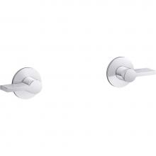 Kohler T77981-4-CP - Components® Wall-mount bathroom sink faucet Lever handle trim