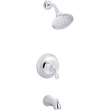 Kohler TS10274-4G-CP - Forté® Rite-Temp® bath and shower trim kit, 1.75 gpm, NPTspout