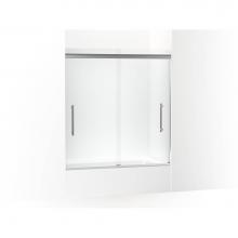Kohler 707602-8L-SHP - Pleat® 63-9/16'' H sliding bath door with 5/16''-thick glass