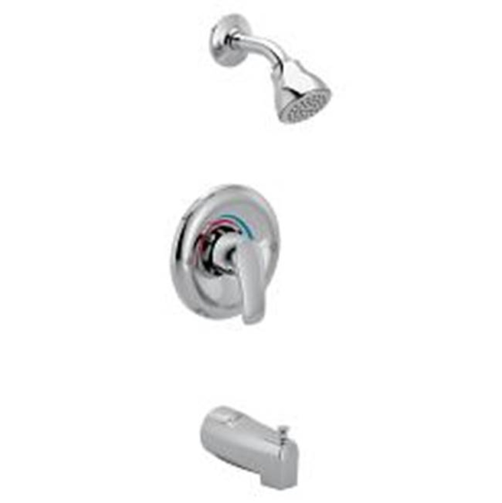 Chrome Posi-Temp(R) tub/shower