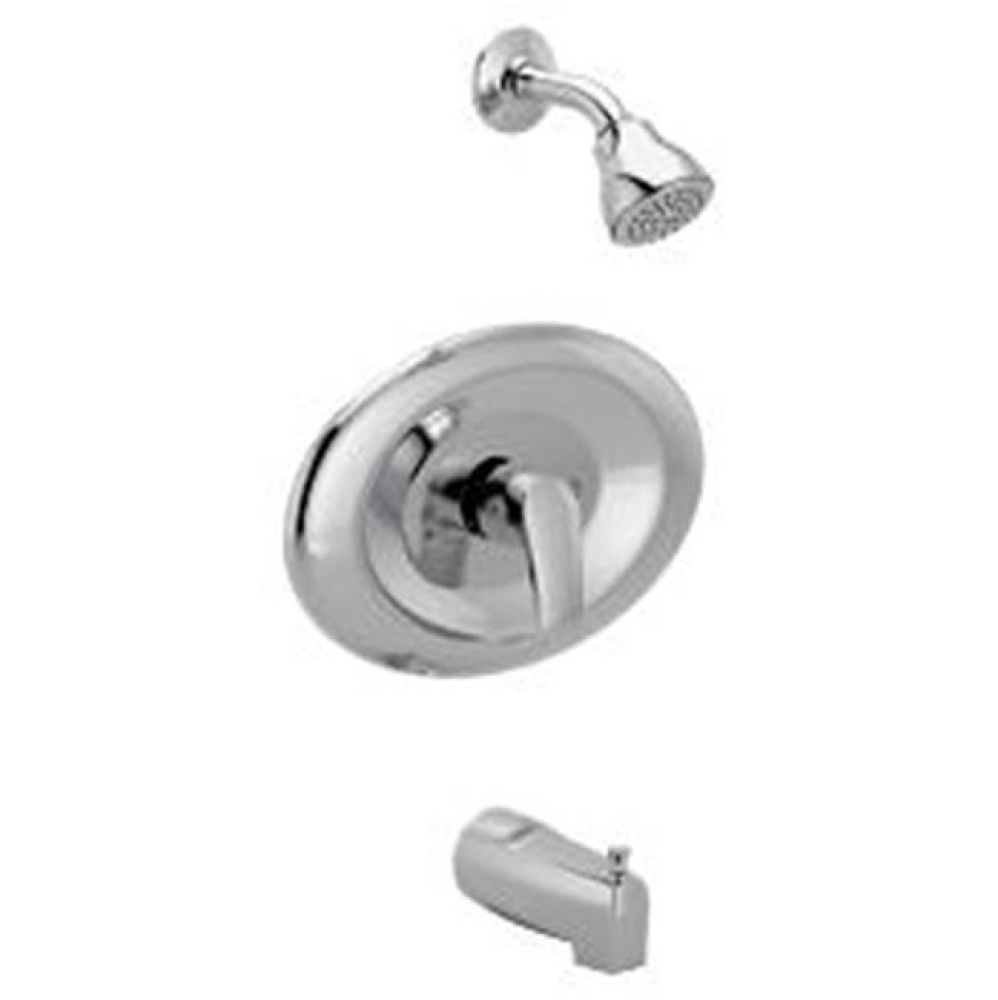 Chrome Posi-Temp(R) tub/shower