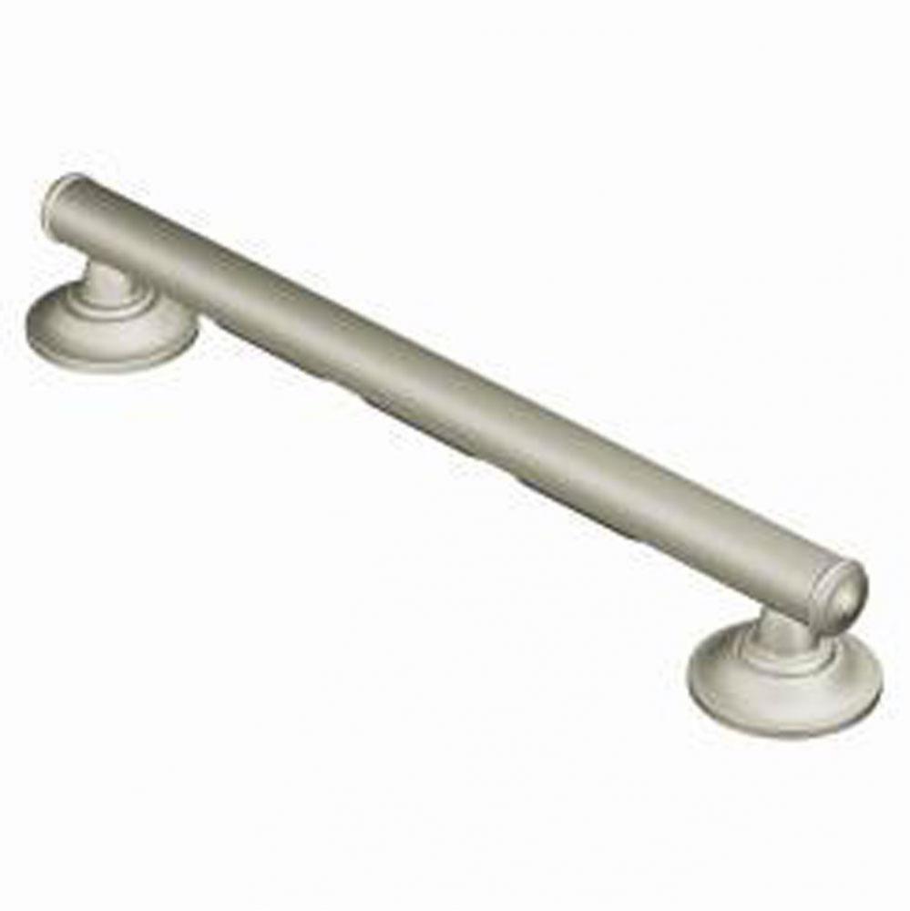 Brushed Nickel 24'' Designer Grab Bar