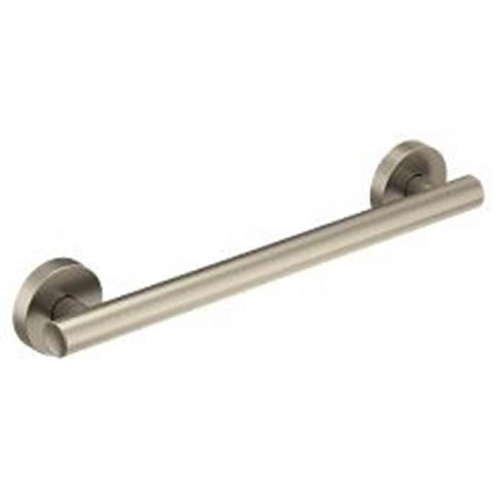 Brushed Nickel 16'' Designer Grab Bar