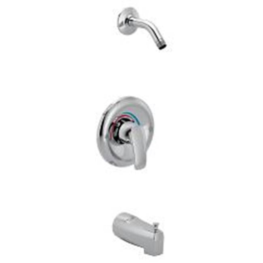 Chrome Posi-Temp(R) tub/shower