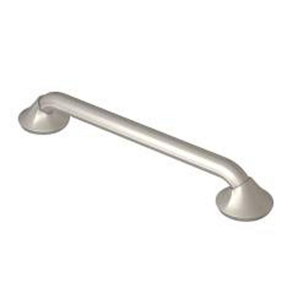 Brushed Nickel 18'' Designer Grab Bar
