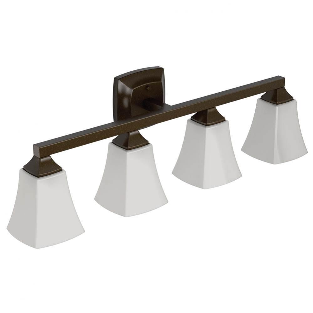 Oil Rubbed Bronze Four Globe Bath Light