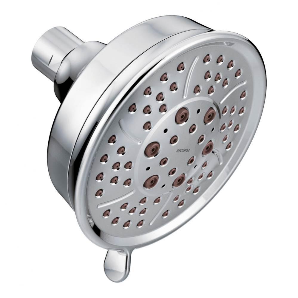 Four-Function 4-3/8-Inch Diameter Showerhead, Chrome