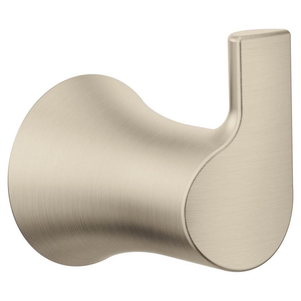 Brushed Nickel Single Robe Hook