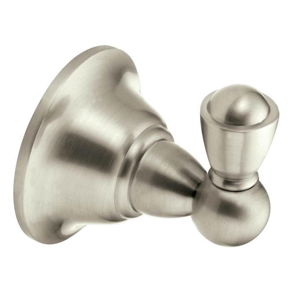 Brushed Nickel Single Robe Hook