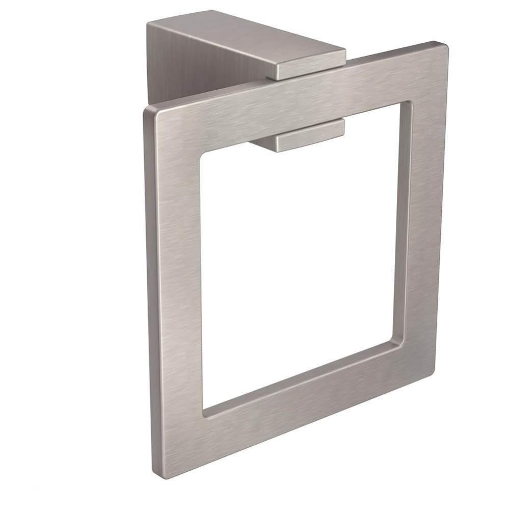 Brushed Nickel Towel Ring