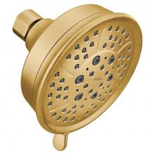 Moen 3638EPBG-01 - Brushed gold four-function 4-3/8'' diameter spray head eco-performance showerhead