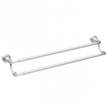 Moen MY2722CH - Hilliard 24'' Double Towel Bar Ch, P&M