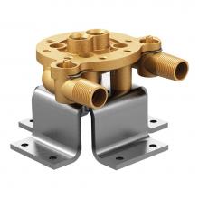 Moen TS50110 - Freestanding Floor Mount Tub Filler Single Riser Floor Joist Concrete Mounting Kit