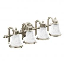 Moen YB9864BN - Brushed Nickel Four Globe Bath Light