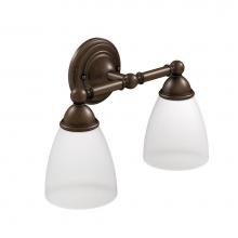 Moen YB2262ORB - Oil Rubbed Bronze Two Globe Bath Light