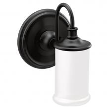 Moen YB6461BL - Matte Black One Globe Bath Light