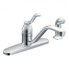 Moen 7051 - Chrome One-Handle Kitchen Faucet