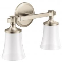 Moen YB0362BN - Brushed Nickel Two Globe Bath Light