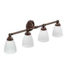 Moen YB2264ORB - Oil Rubbed Bronze Four Globe Bath Light